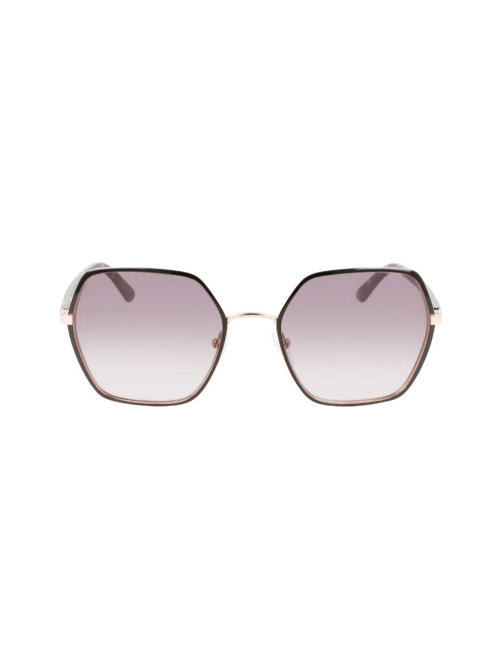 New Calvin Klein Women's Sunglasses Black Rectangle Metal Frame CK21131S 001 56